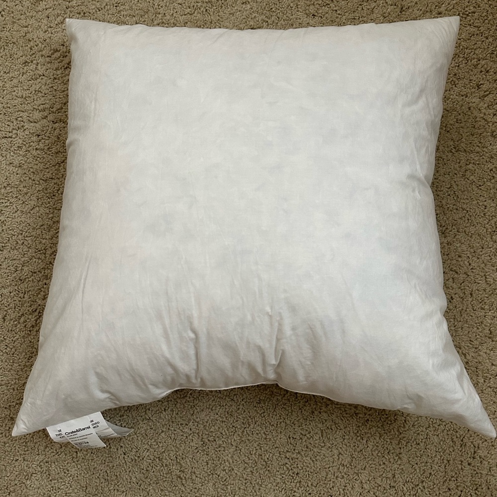 Crate&Barrel Pillow Insert - Excellent Quality - 23x23inch